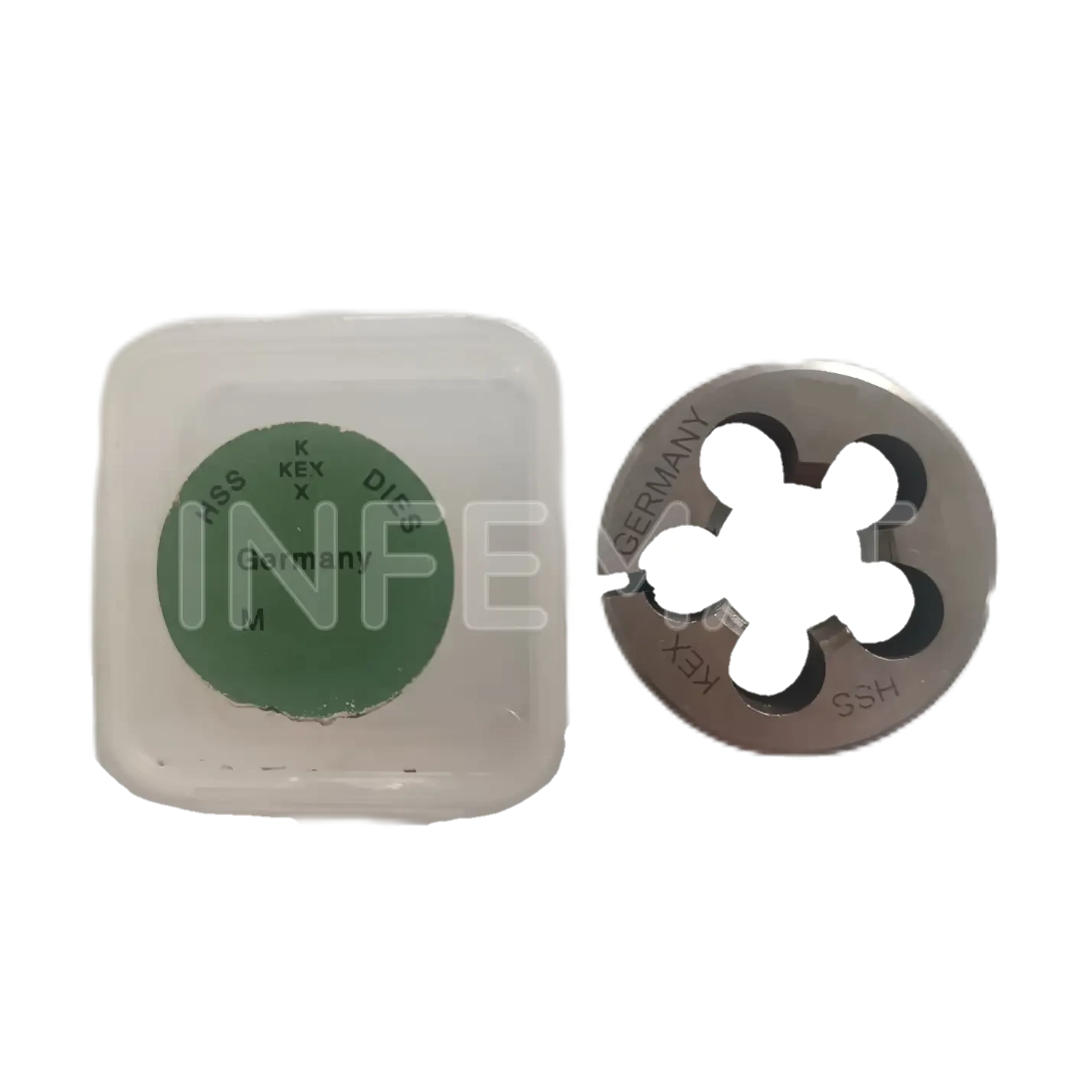 DADO TARRAJA P/PERNO HSS DE M5 X P-0.80 X 1.1/2" HG KEX