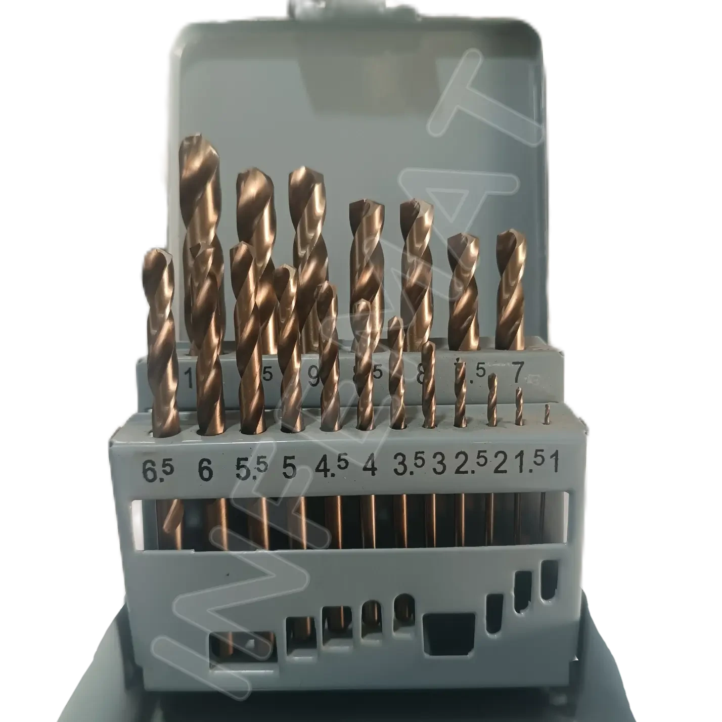 Juego de brocas al cobalto M35 19 PCS de 1.00 - 10.00 mm Fichet