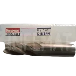 Fresa Frontal End Mill al Cobalto 4Labios HSSCo M35 Pulgada (SAE)