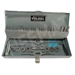 JUEGO MACHUELO Y TARRAJA C/PALANCAS 31 PCS DE M3 - M12 HG VOLKEL 49501